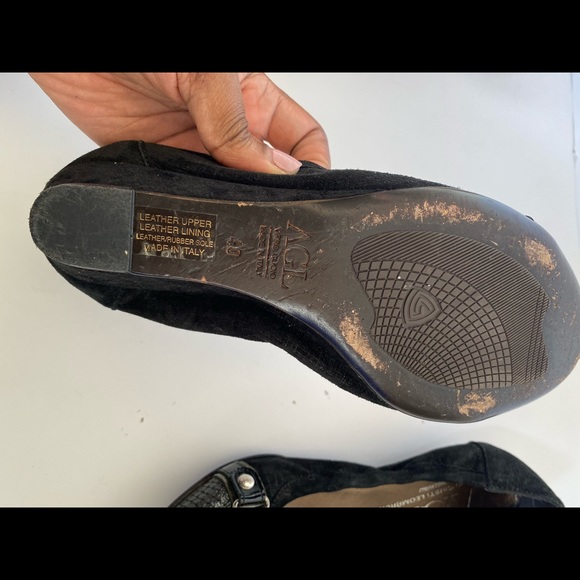 Attilio gusti made in Italy 9 black flats… - Picture 2 of 4